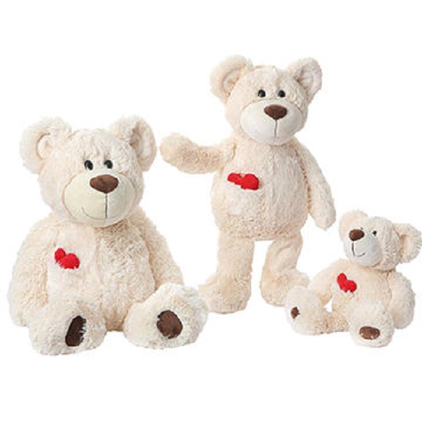 China made Personalized lovely White promotion plush teddy bear toys